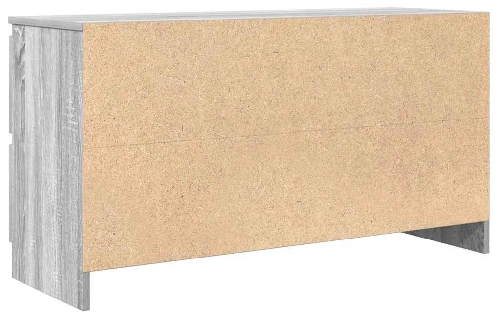 szürke sonoma színű szerelt fa TV-szekrény 100x35x54 cm