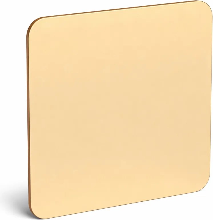 Akril tükör arany 2 mm, lekerekített négyzet, 30x30cm dekoráció,dísz