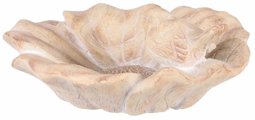 Madáritató virág madárral, MgO kerámia, 36 x 38 x16 cm
