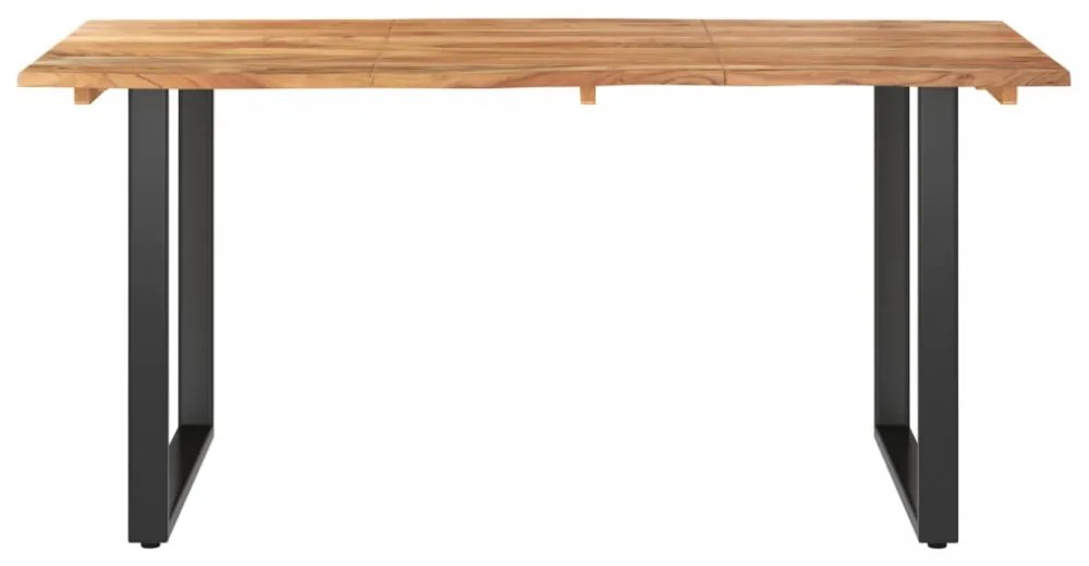 tömör akácfa étkezőasztal 154x80x76 cm