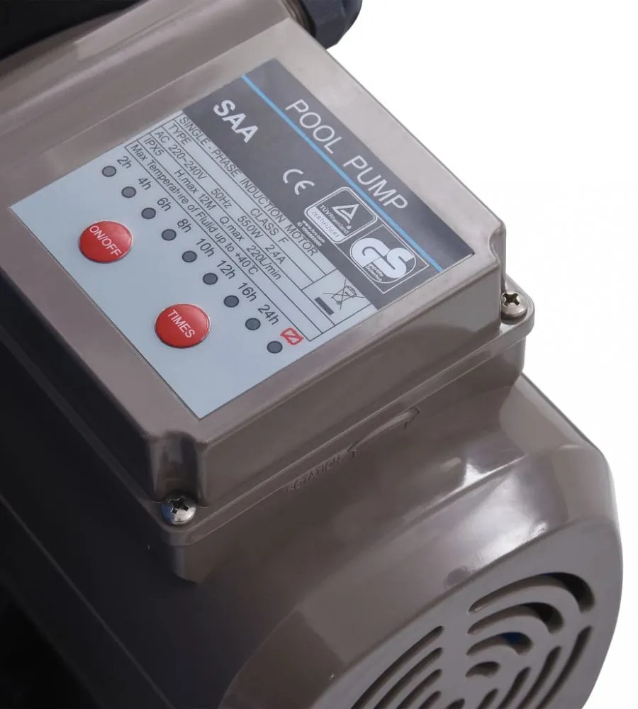 homokszűrős vízforgató időzítővel 530 W 10980 l/óra
