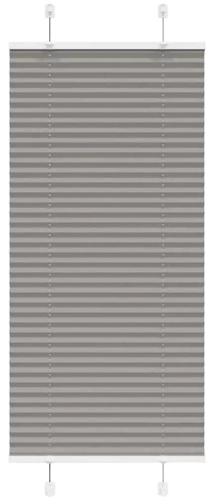 pliszírozott redőny antracit 60x100 cm szövetszélesség 59,4 cm
