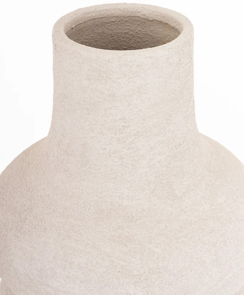 Evora design Váza kerámia fehér 35x18.5x18.5cm