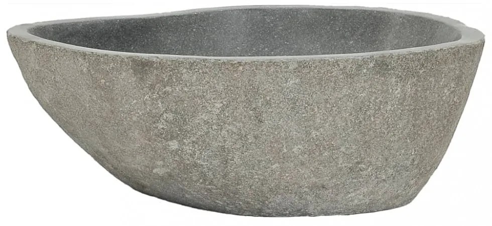 Ovális folyami kő mosdókagyló 38-45 cm