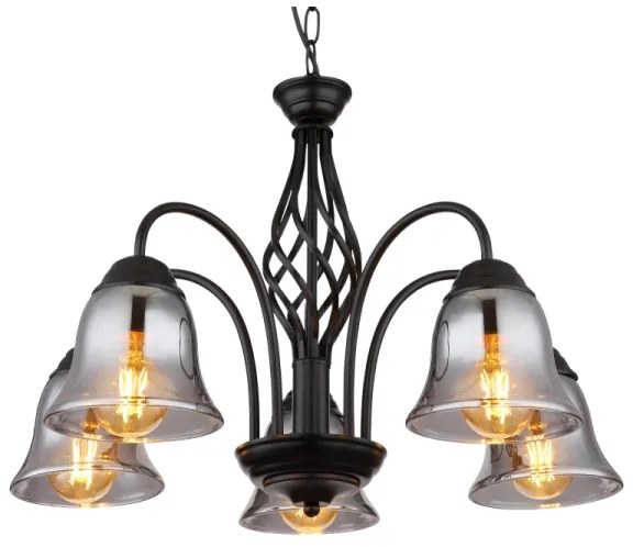 Globo 60298-5H - Csillár láncon GONNY 5xE27/60W/230V