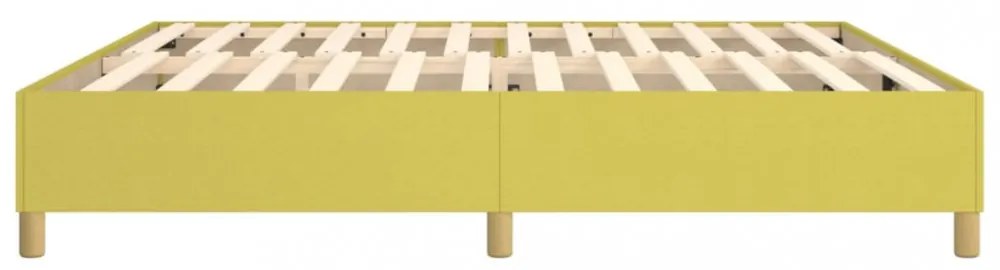 zöld szövet ágykeret matrac nélkül 200 x 200 cm
