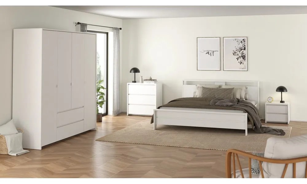 Fehér éjjeliszekrény Next – Tvilum