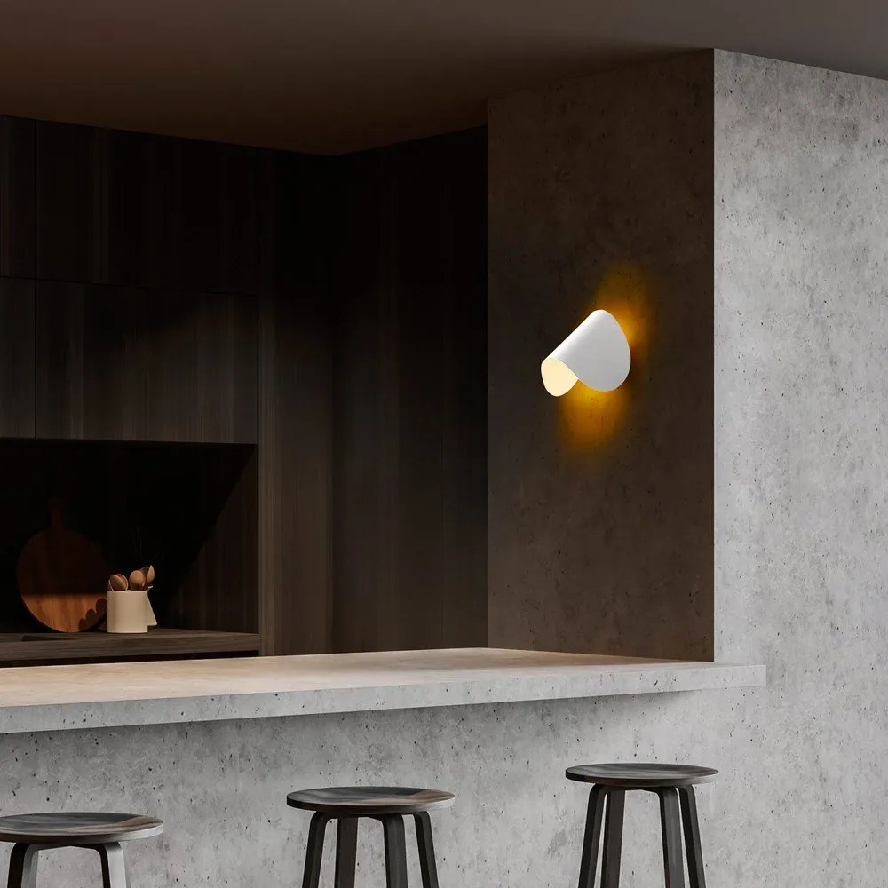 Fehér LED fali lámpa Heybe – Opviq lights