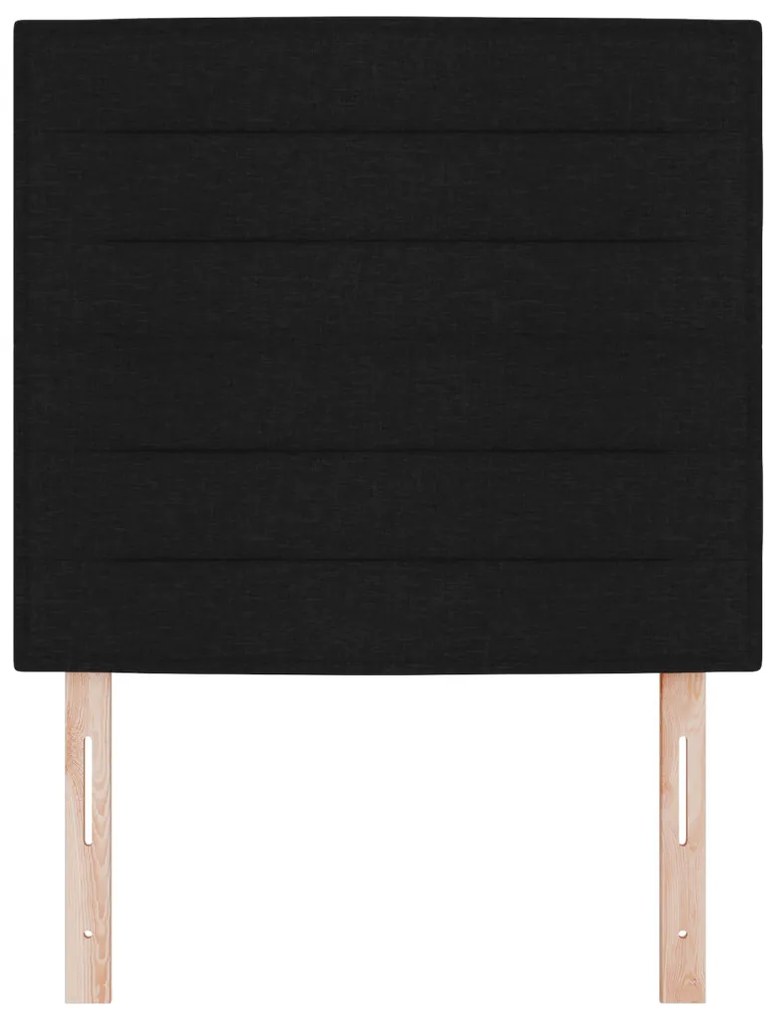 LED Fejtámla Vonalkázott Dizájn Fekete 80 cm Szövet
