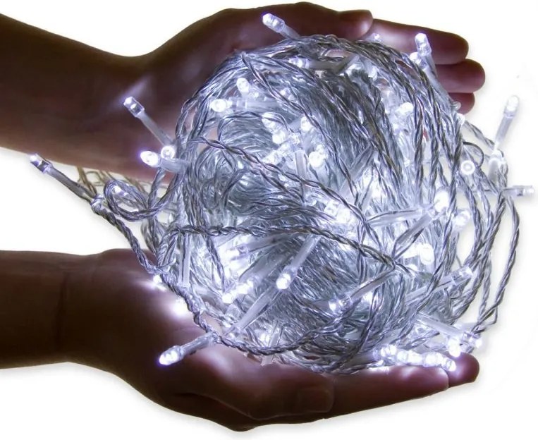 VOLTRONIC® Fényfüzér 60 m 600 LED hideg fehér