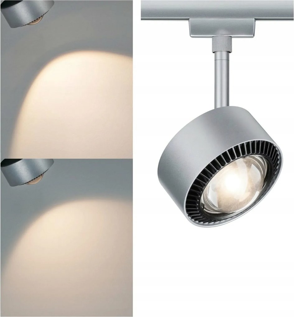 Paulmann URail Led spotlámpa Aldan 1x9W szabályozható fényerejű fekete/matt króm