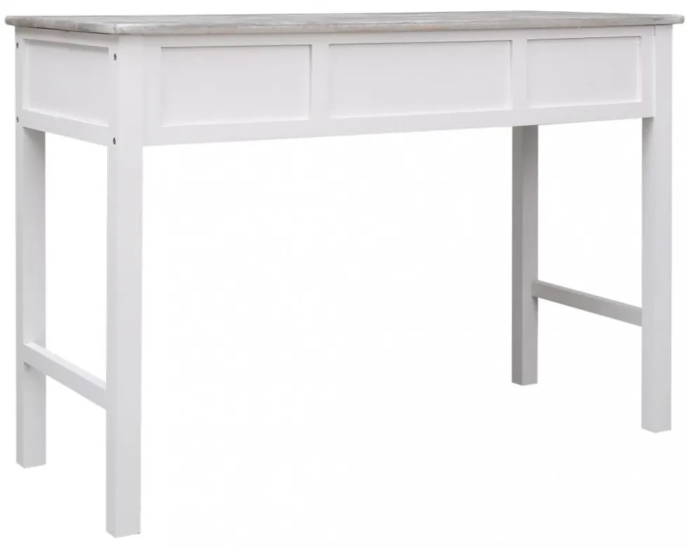szürke fa íróasztal 110 x 45 x 76 cm