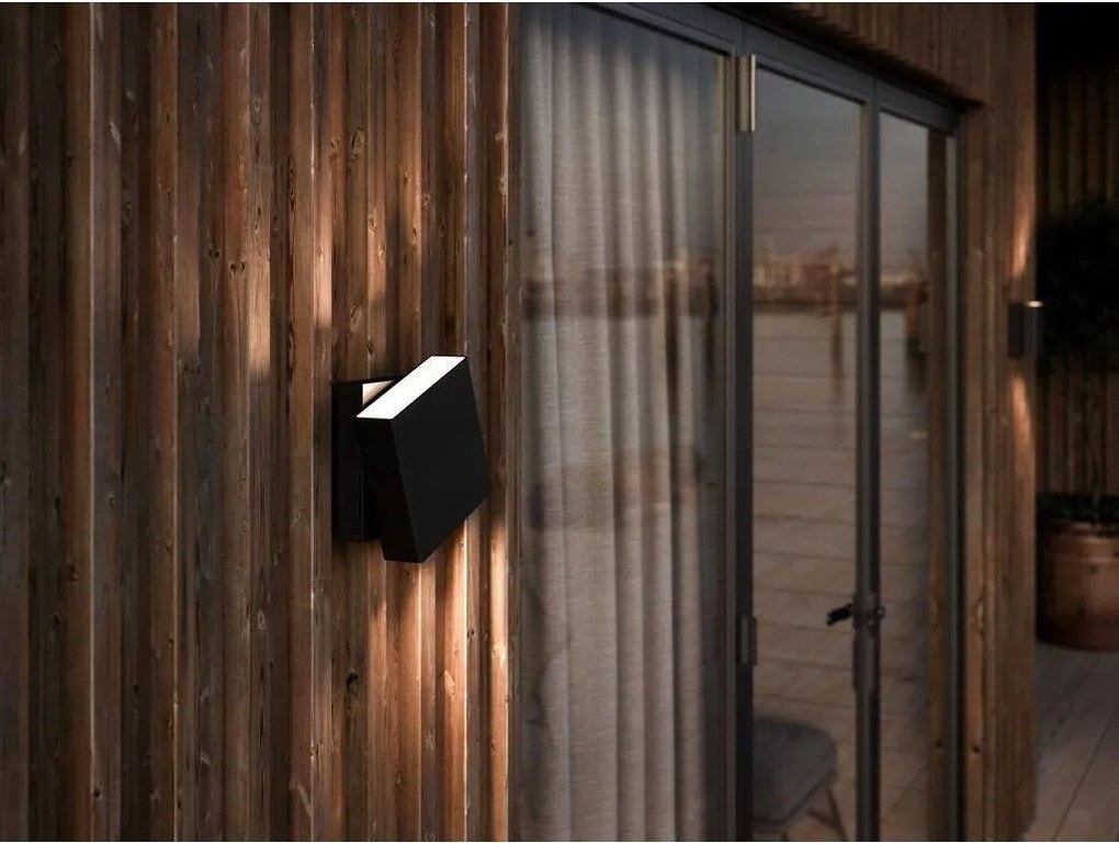 NORDLUX 2019061003 TURN Modern Kültéri Fali Lámpa Fekete LED IP54