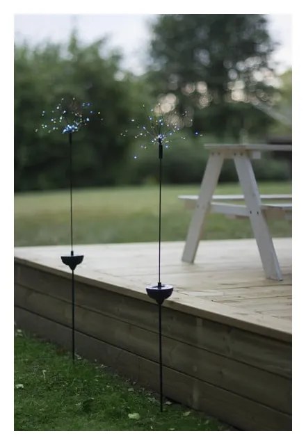 Firework kültéri napelemes LED lámpa színes diódákkal, magasság 100 cm - Star Trading