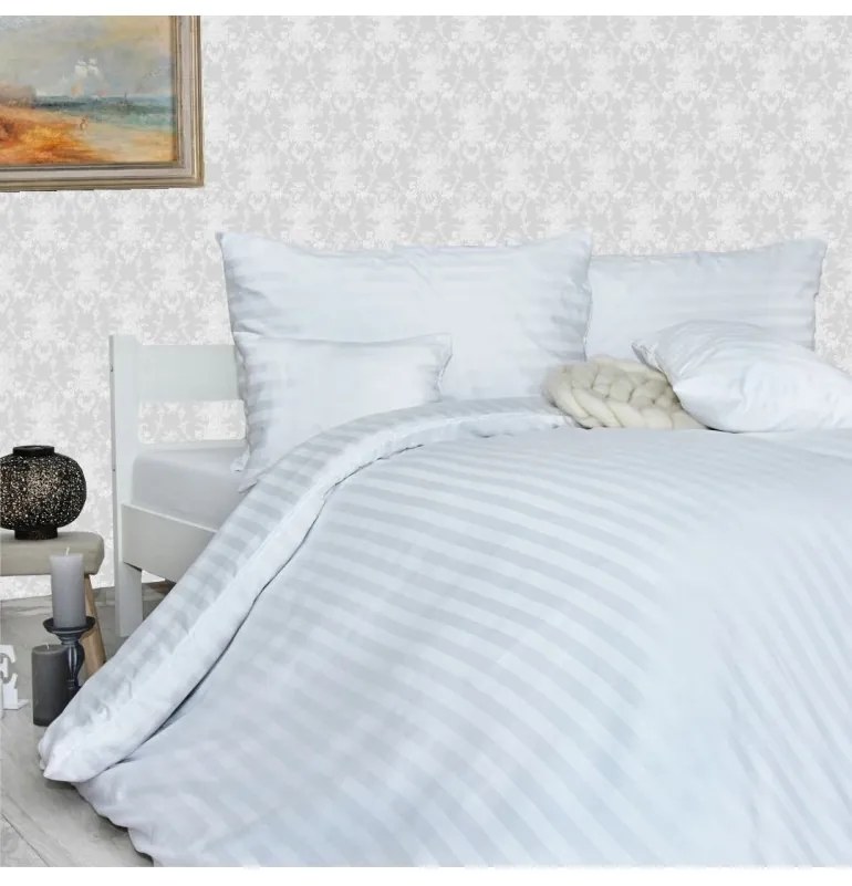 EMI fehér damaszt ágyneműhuzat, Nagy hengeres párnahuzat