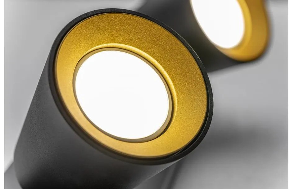 Lámpa Mennyezeti lámpatest Elli, 4557,AC220-240V, 50/60 Hz, IP 20 2*GU10 ,max. 20 W, dupla, fekete