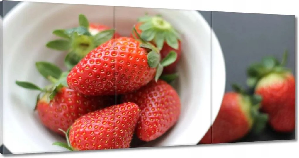 Vászonkép 180x90 Friss eper