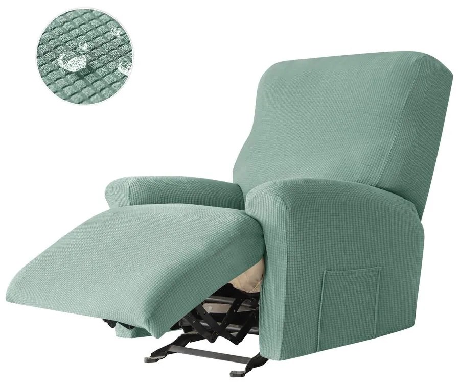 Relax Fotel Huzat (enyhén vízlepergető, 1 üléses, zöld, rugalmas)