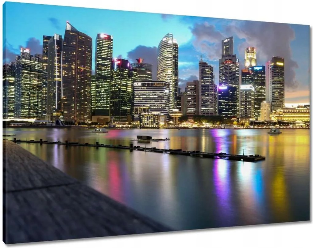 Festmények 100x70 Városi táj Kilátás