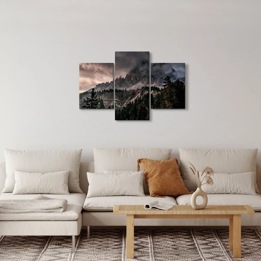 Sziklás hegyek képe (90x60 cm)