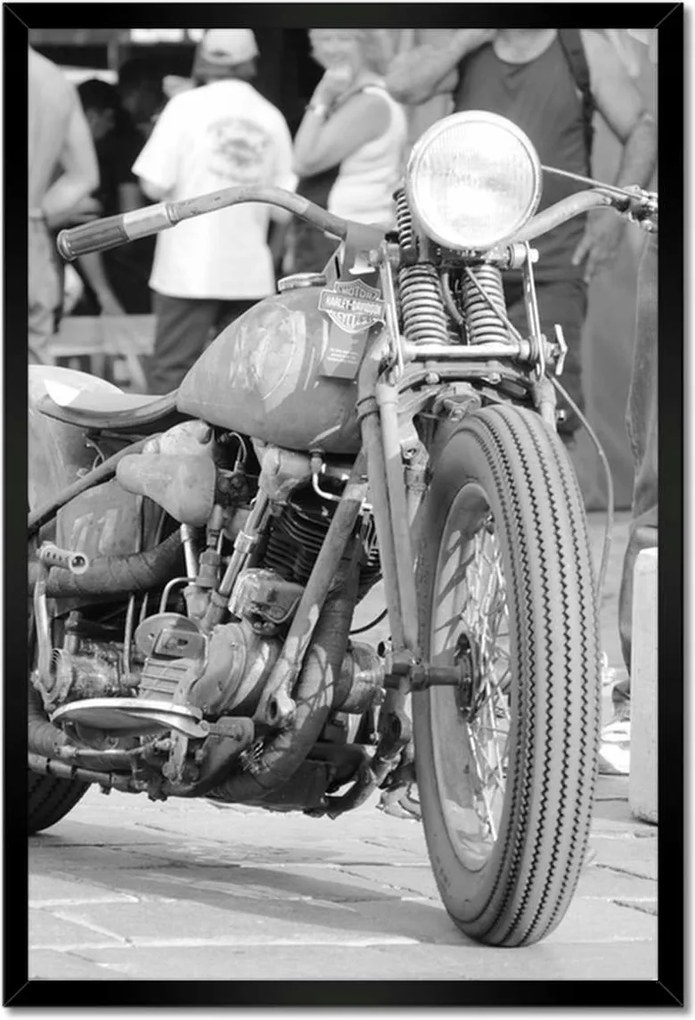 Poszterek keretben 40x60 Harley Davidson Motorkerékpár