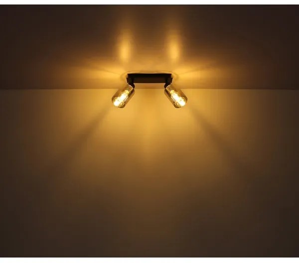 Globo 15465-2 - Spotlámpa HADERA 2xE27/15W/230V