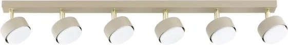 BRILAGI - LED spotlámpa MONO 6xGX53/30W/230V bézs/arany