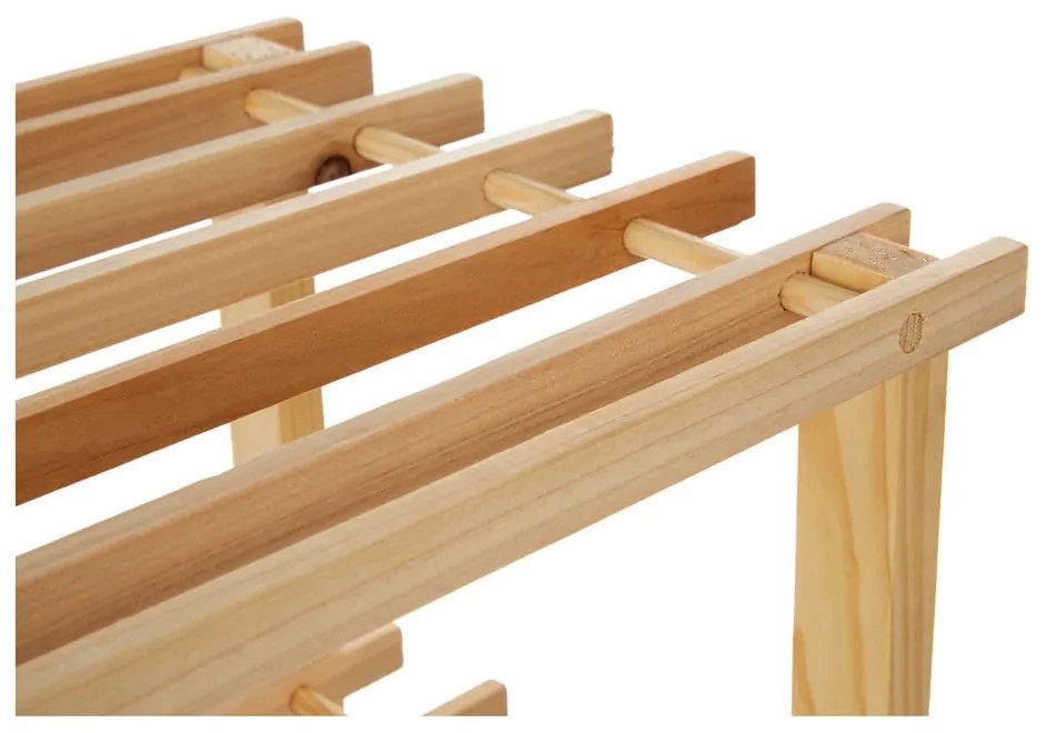 Natúr színű jegenyefenyő cipőtartó – Premier Housewares