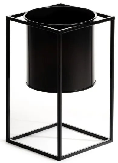 RING virágtartó állvány 40x23 cm fekete