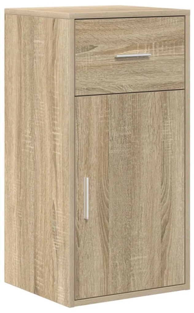 Oldalszekrény fiókkal sonoma tölgy 38 x 34,5 x 75 cm Faanyag