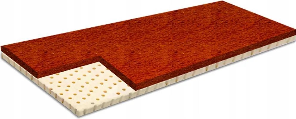 Matracvédő 80x190 latex kókusz merevített habszivacs 4 cm