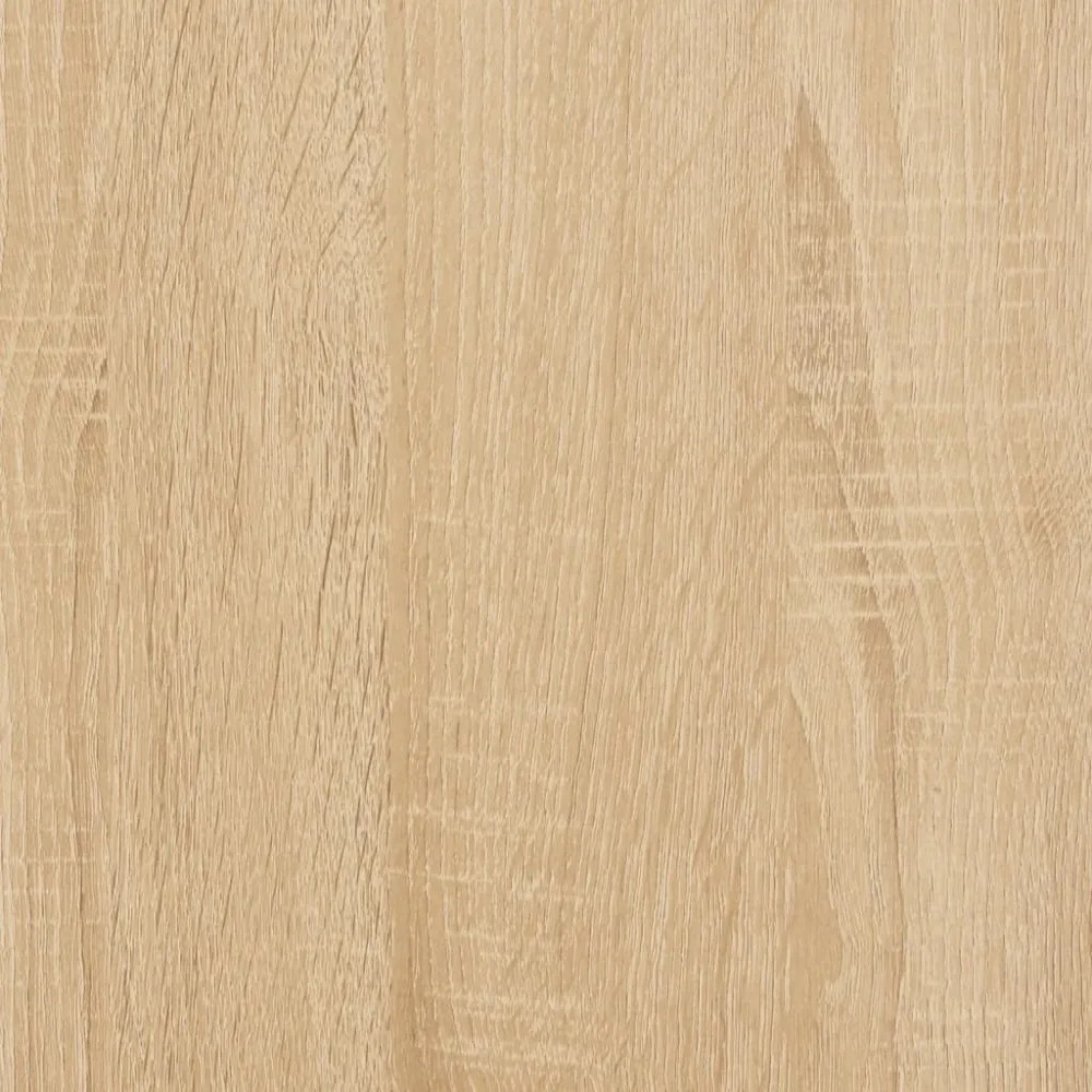 4 szintes sonoma tölgy szerelt fa könyvespolc 56x31,5x138,5 cm