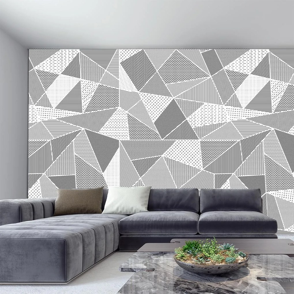 Fotótapéta - Sokszögek (147x102 cm)