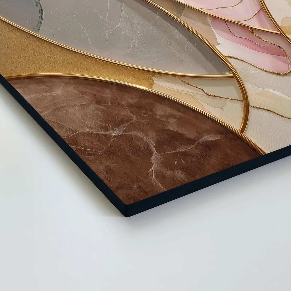 DUBLEZ | Modern art deco kép - Szépség a márványban | Prémium UV nyomtatás