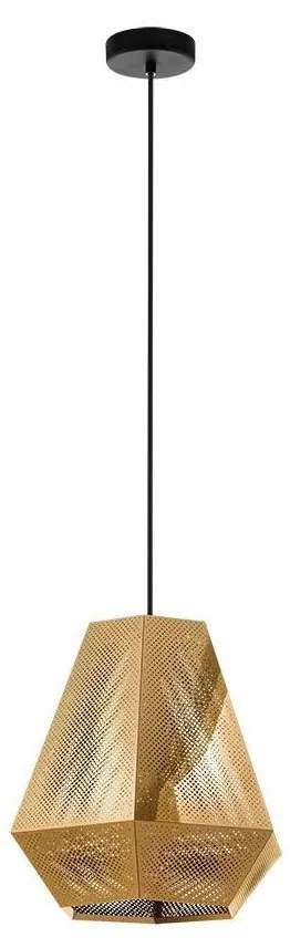 Eglo 43227 - Csillár zsinóron CHIAVICA 1xE27/28W/230V átm. 36 cm arany