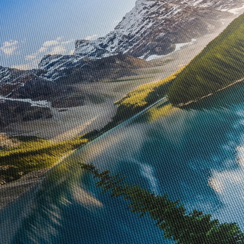 Kép - Kanada, Banff Nemzeti Park, Moraine Lake (órával) (90x30 cm)