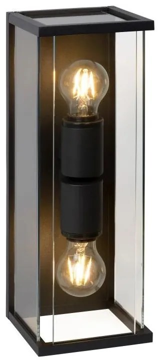 Lucide 27883/02/30 - Kültéri fali lámpa CLAIRE 2xE27/15W/230V