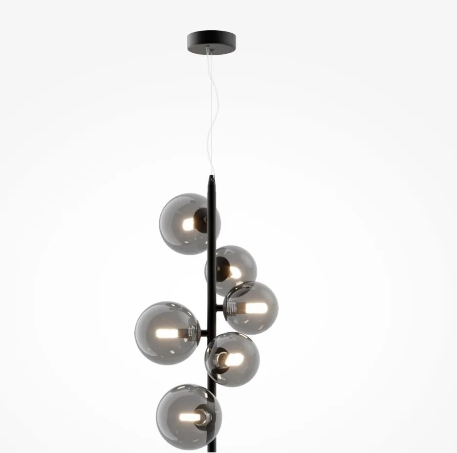 Maytoni DALLAS MOD545PL-06B Függőlámpa 6x28W/G9 IP20