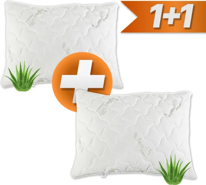 EMI Aloe Vera steppelt antiallergén párna 50x70 cm, 1+1 INGYEN