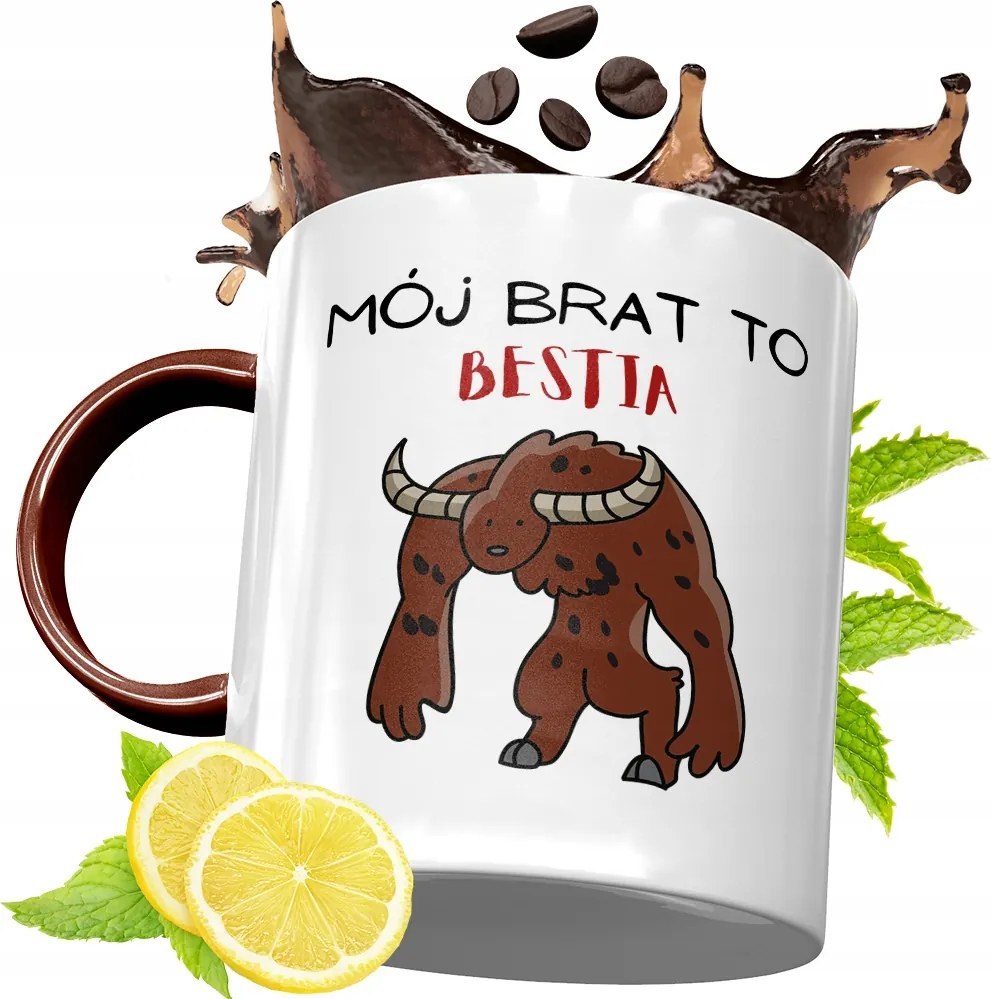 Bordó Bögre Testvérnek Születésnapra Ajándék fényképes nyomattal