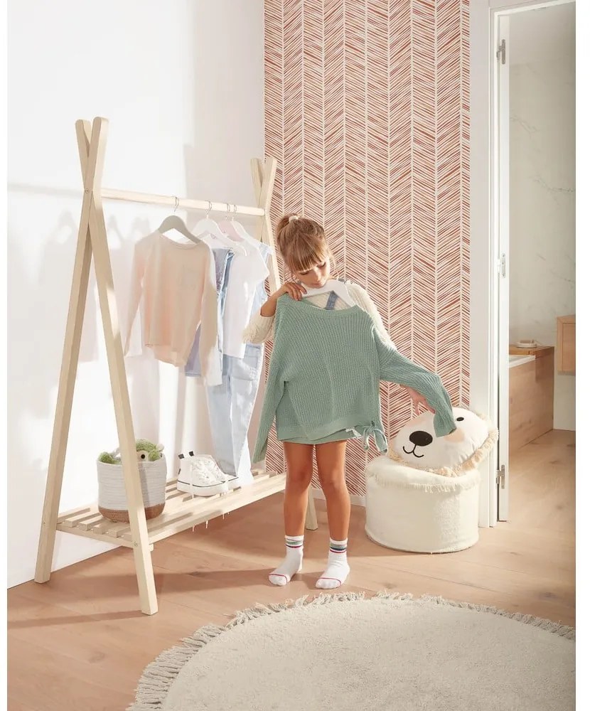 Natúr színű bükkfa gyerek fogas 99x148 cm Maralis – Kave Home