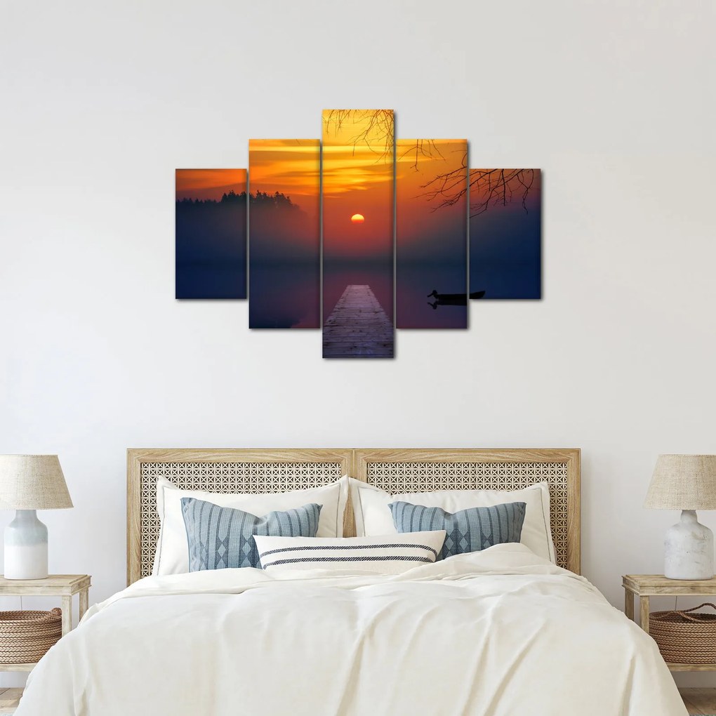 Híd képe naplementekor (150x105 cm)
