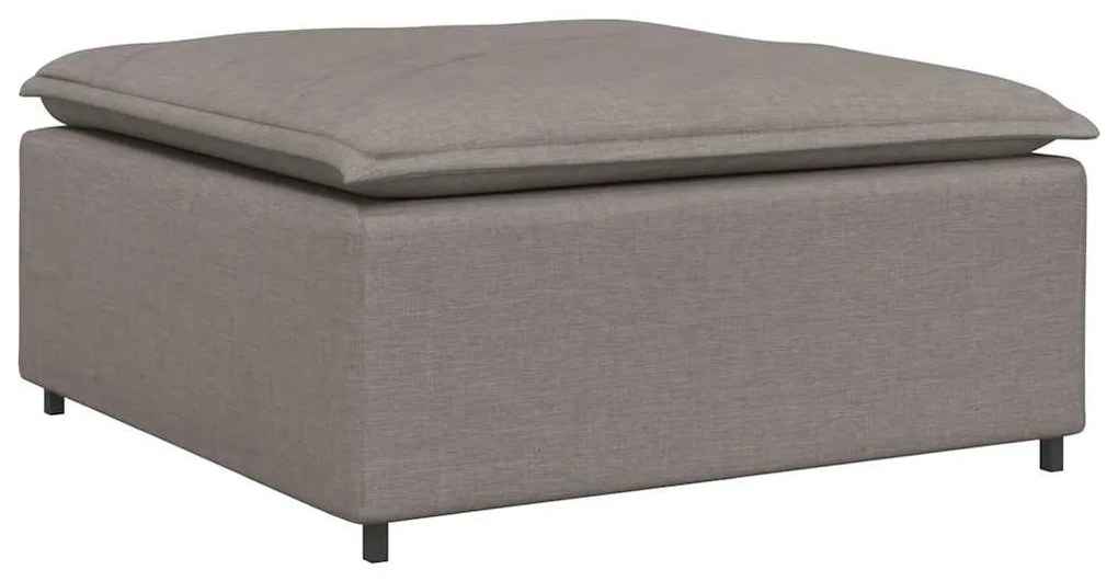 tópszínű moduláris kanapé lábzsámoly modul 100x100x48 cm