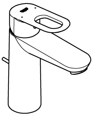 GROHE 23762000 - BAULOOP mosdócsaptelep DN 15 fényes króm