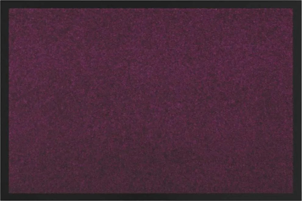 vidaXL Ajtószőnyeg Bordó 60 x 40 x 1.2 cm Mackófleece