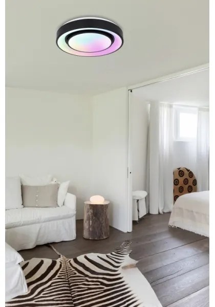 Globo 41368-24 - LED RGB Dimmelhető mennyezeti lámpa SULLY LED/24W/230V + távirányító