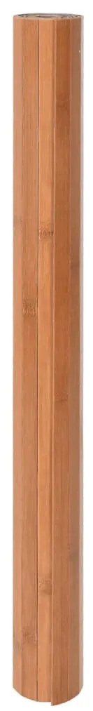 négyszögletű természetes bambusz szőnyeg 60 x 100 cm