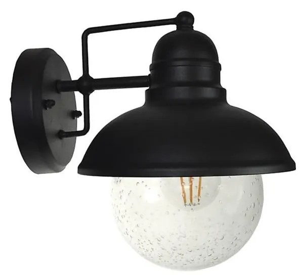 Kültéri fali lámpa WILDA 1xE27/60W/230V IP44 fekete