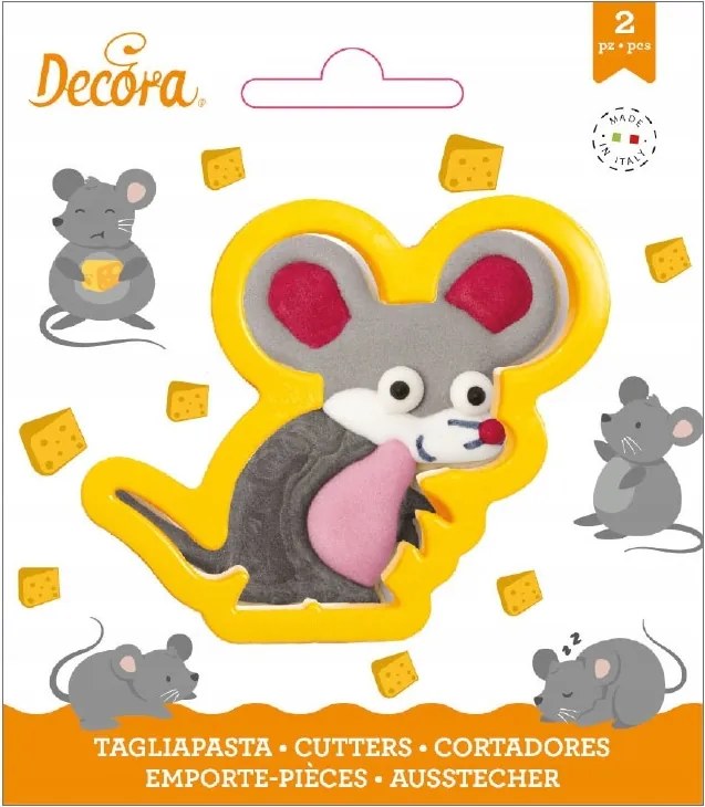 Egér Sütemény lyukasztó Cukormassza forma Egér