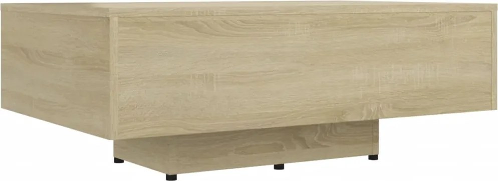 vidaXL sonoma tölgy színű szerelt fa dohányzóasztal 80 x 55 x 31 cm